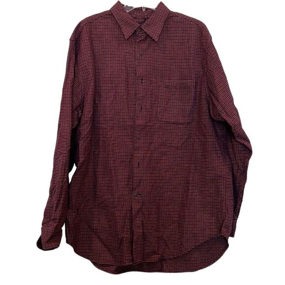 Gap Men’s flannel Red & Black Shirt Sz.L - Picture 1 of 4